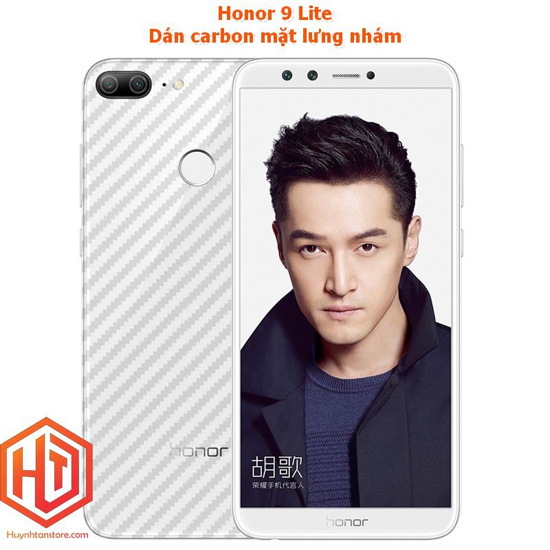 Miếng dán decal carbon mặt sau Honor 9 Lite  nhám mặt lưng