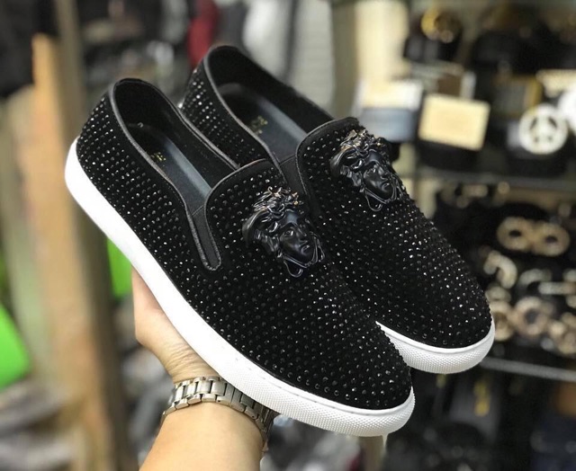 Slip on đính đá nam