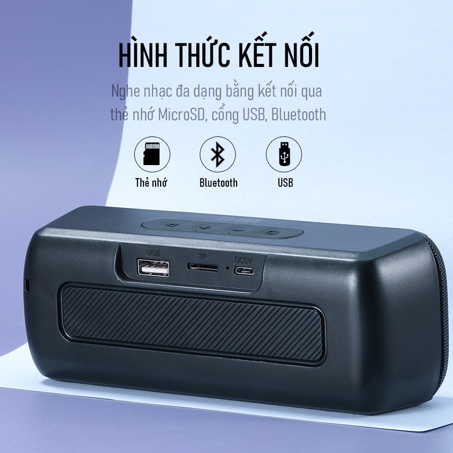 Loa Bluetooth VIVAN RB220 Âm Thanh Hi-Fi Mạnh Mẽ Kích Thước Nhỏ Gọn Dễ Mang Theo Bảo Hành 12 Tháng