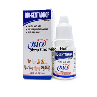 THUỐC NHỎ MẮT BIO GENTADROP CHÓ MÈO