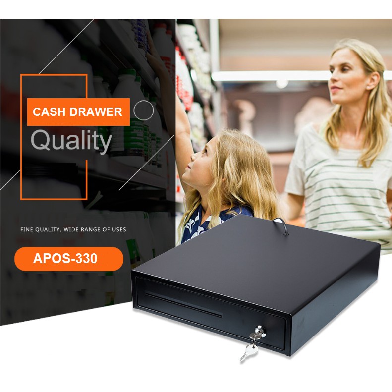 Ngăn Kéo Đựng Tiền APOS-330 Kết Nối Máy in Bill