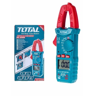 Đồng hồ đo điện ampe kìm ac dc total tmt42002 đo dòng điện kỹ thuật số 2000 số đếm, bh 6 tháng dụng cụ sửa chữa tuấn mã