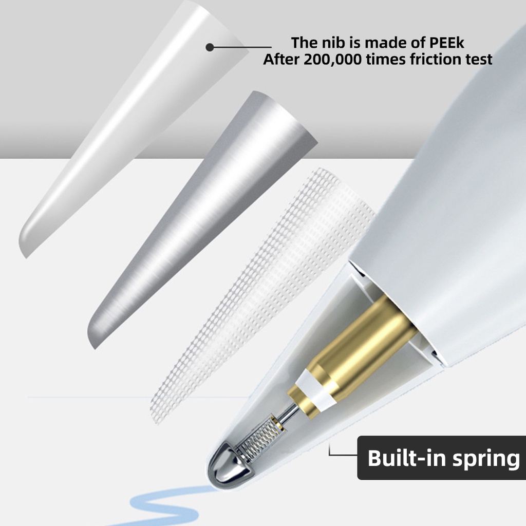 Đầu bút cảm ứng FONKEN thay thế chuyên dụng thích hợp cho Apple Pencil 1st 2nd 2nd
