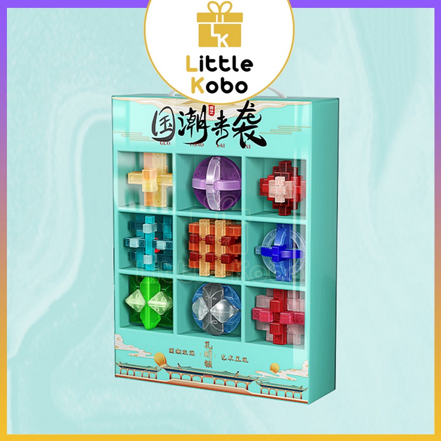 Đồ Chơi Trí Tuệ QiYi Khóa Khổng Minh Trò Chơi Mở Khóa Nhật Bản Xả Stress Puzzle Lock Đồ Chơi Trẻ Em Phát Triển Tư Duy