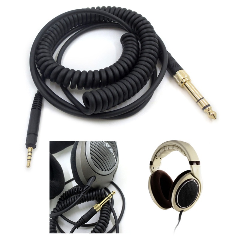 Dây cáp tai nghe thay thế cho Sennheiser- HD518 HD558 HD598 HD559 HD579 HD599