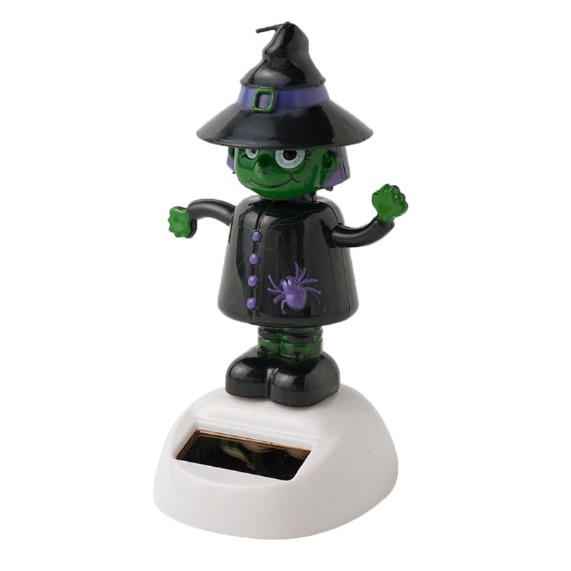 Đồ chơi lắc đầu kiểu dáng halloween chạy bằng năng lượng mặt trời độc đáo