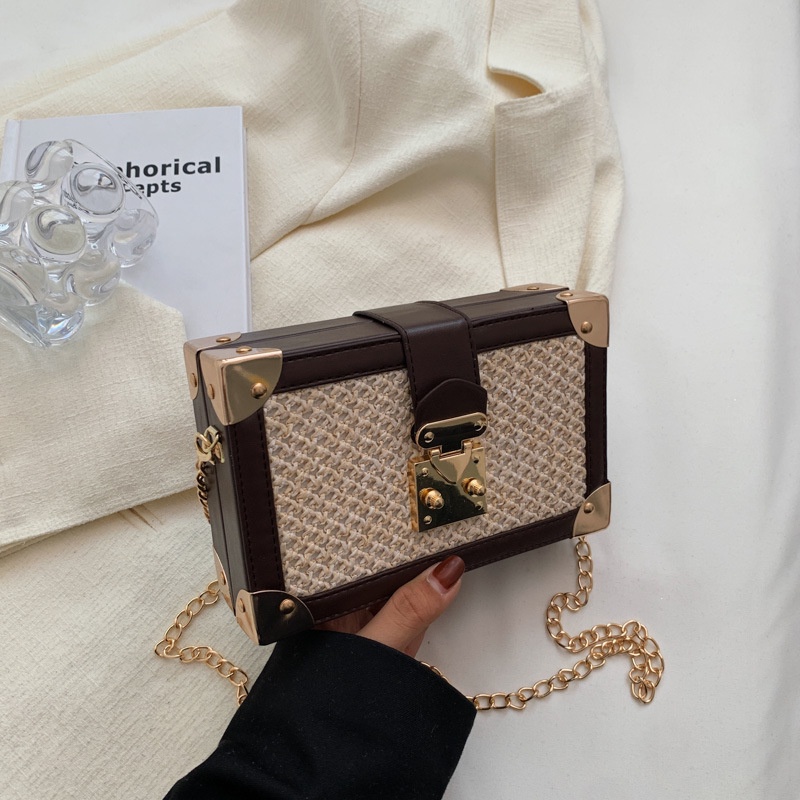 Túi Đeo Vai Dây Xích Thời Trang Đơn Giản Dễ Phối Đồ Cho Nữ