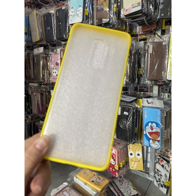 SAMSUNG S9 PLUS - Ốp lưng nhám viền màu siêu đẹp