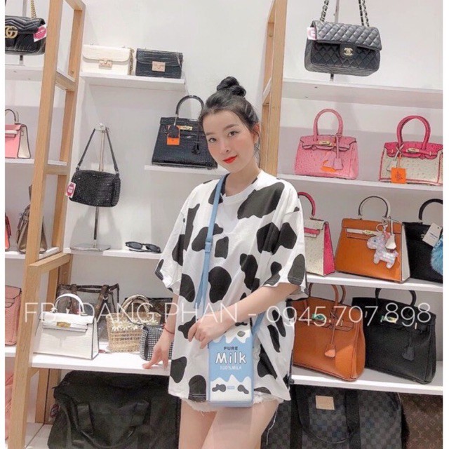 Áo Thun Bò Sữa Form Giấu Quần -The1997Store