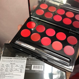 [ BẢNG MÀU MỚI]  Bảng son Ohui 10 màu tuyệt đẹp