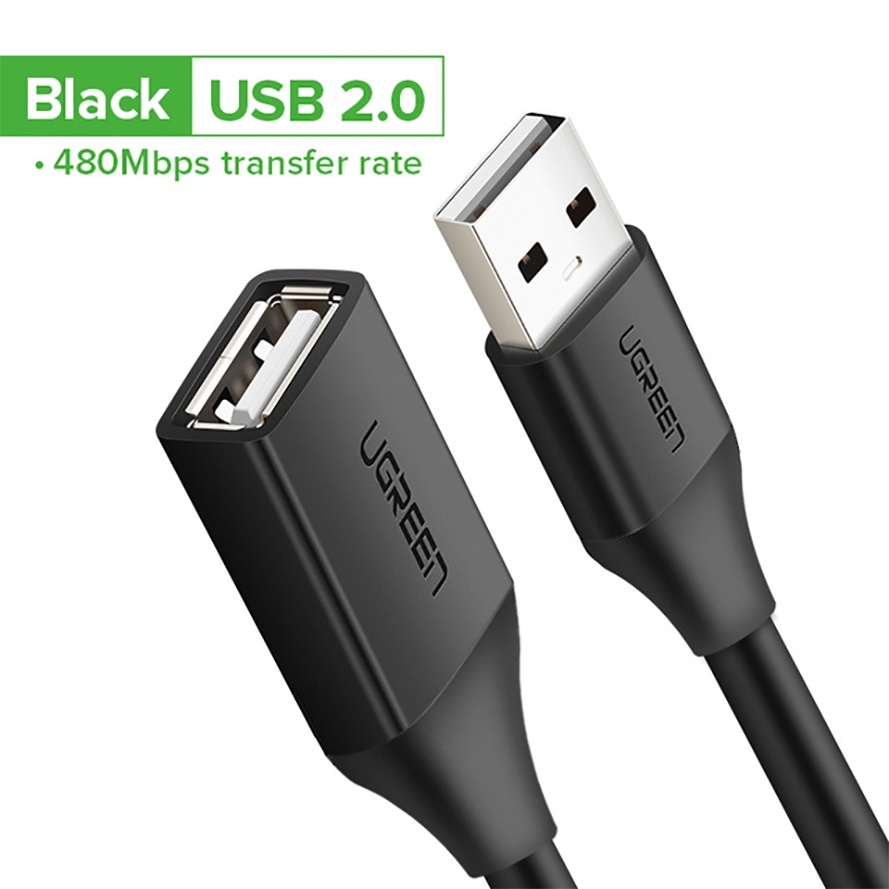 Cáp USB Nối Dài 3.0 Cao Cấp, UGREEN US129 Chính Hãng, Tốc độ truyền dữ liệu 5Gbps