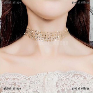 Choker Đính Đá Lấp Lánh
