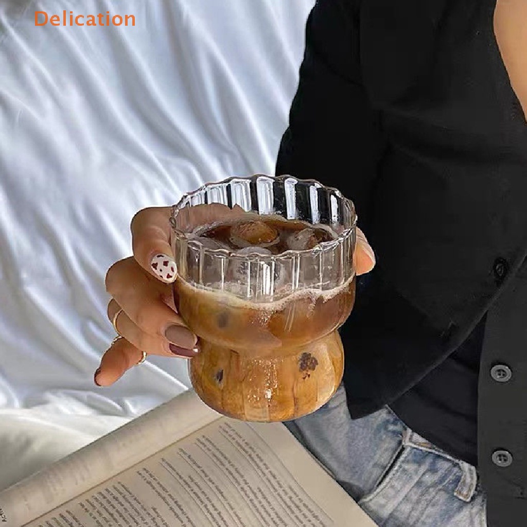 [Delication] Cốc Thủy Tinh Uống Sữa Ăn Kem Lazzy Ins