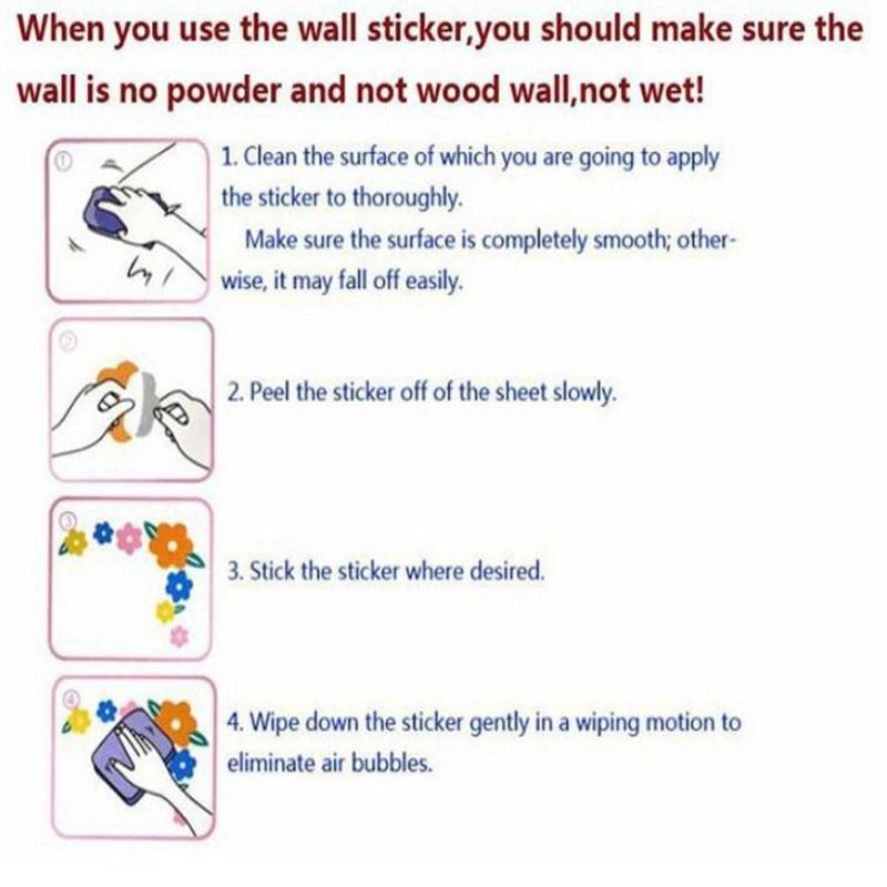 Sticker Dán Tường Trang Trí Hình Hoa Mẫu Đơn Lớn