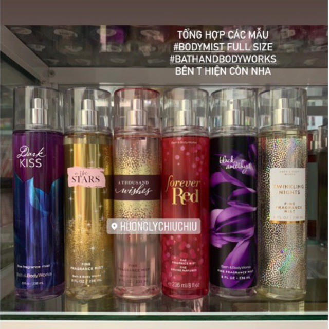 [Link2]Xịt thơm toàn thân body mist Bath and body works 236ml | Thế Giới Skin Care