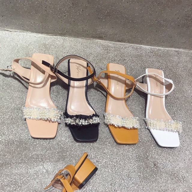 GÓT SANDAL QUAI THỔ CẨM NGỌC