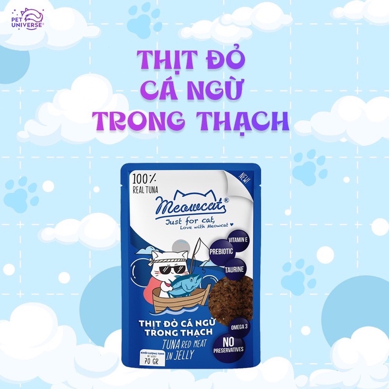 Pate mèo meowcat 70g dành cho mọi lứa tuổi