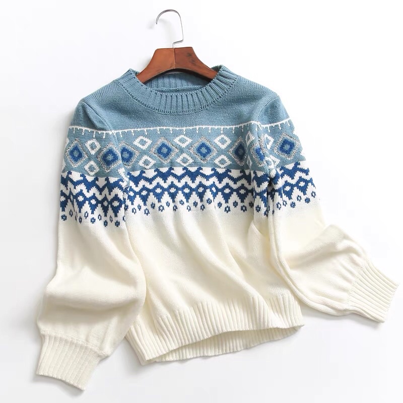 Áo len hoạ tiết Seifini