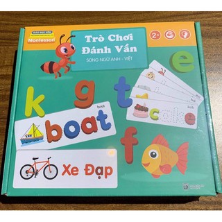 Bộ Thẻ học đánh vần song ngữ Anh Việt cho bé - Tặng 30 thẻ phép toán cho bé