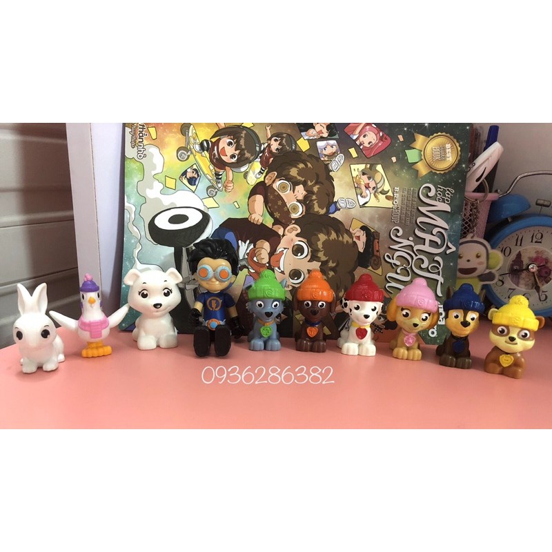 ĐỒ CHƠI CHÓ CỨU HỘ PAW PATROL (set 10 khác nhau)