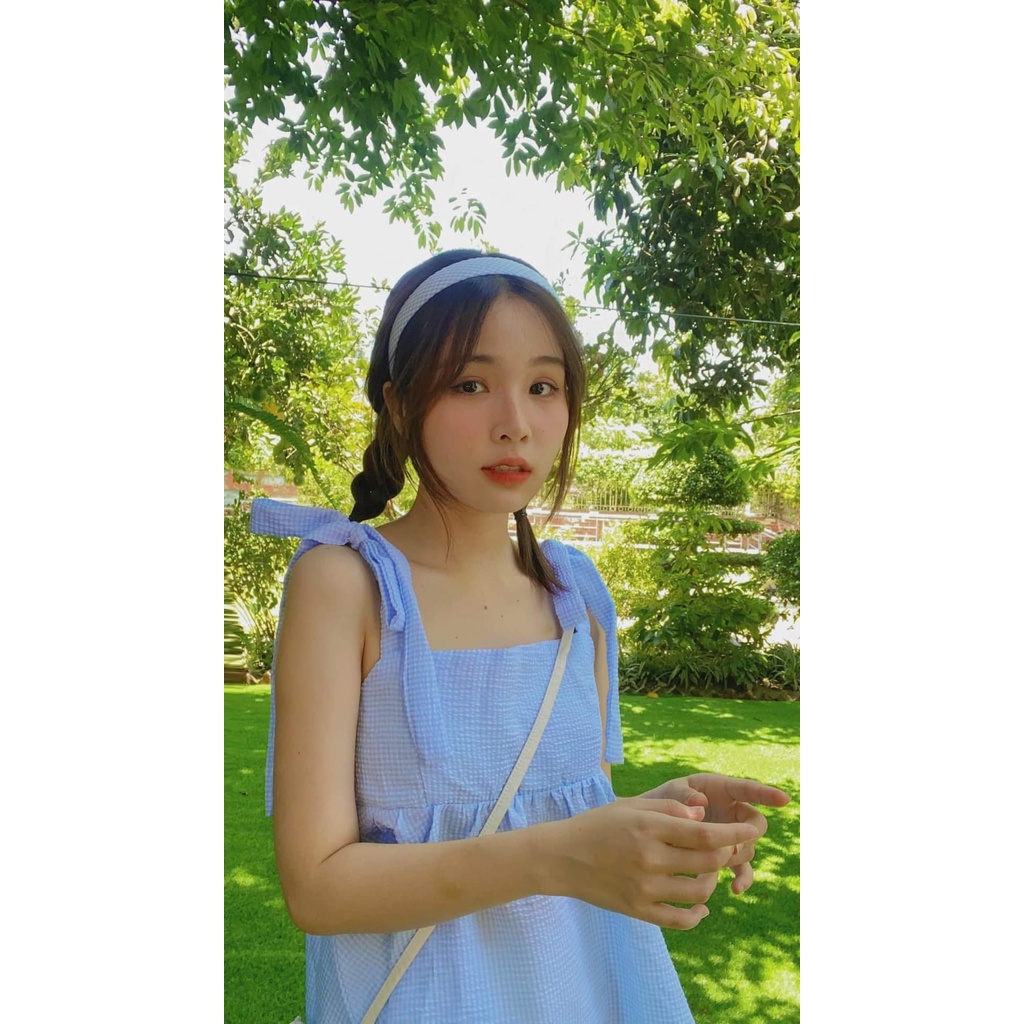 Set áo 2 dây quần short trắng phong cách ullzzang