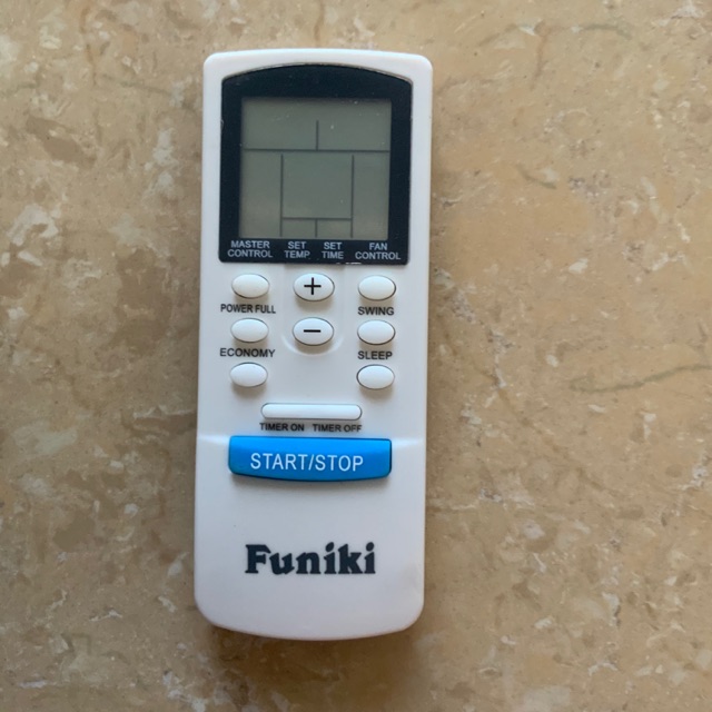 Điều khiển điều hoà Funiki( trắng-Xanh)