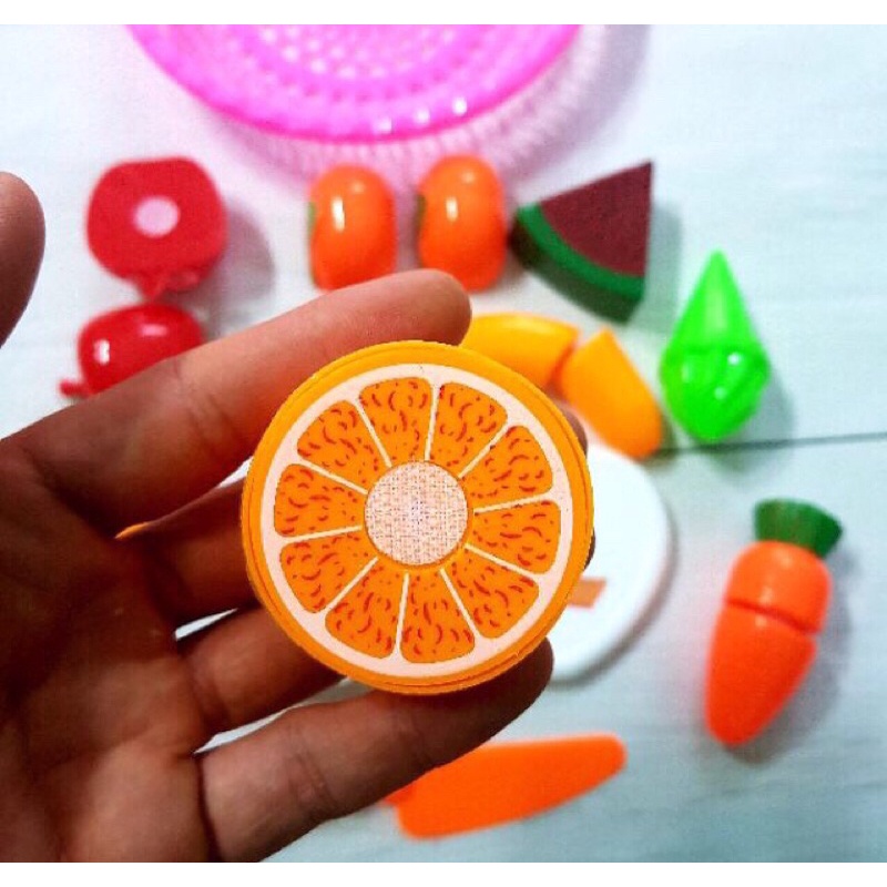 Rổ Đồ Chơi Cắt Trái Cây Cho Bé