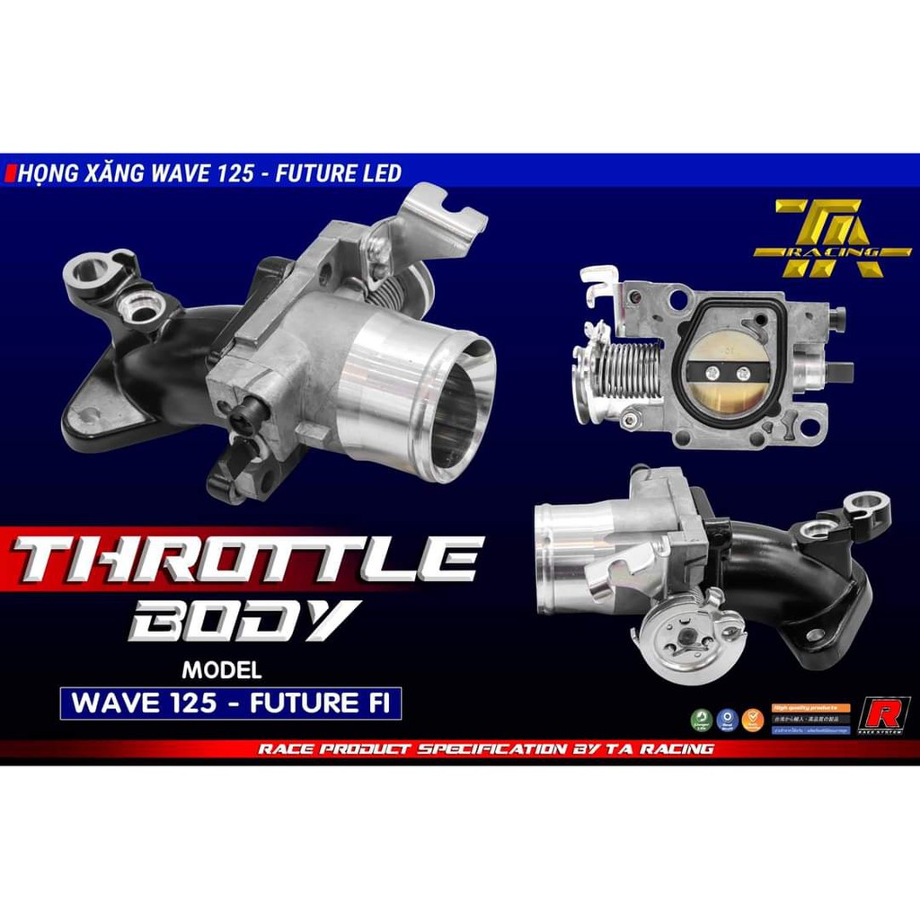 Họng xăng wave 125 Future FI size 30 chính hãng TA RACING