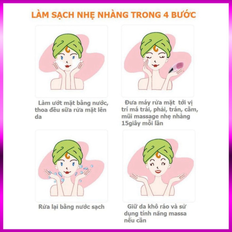 Máy Rửa Mặt Sóng Siêu Âm Mới Nhất 2021, Đẩy Lùi Nếp Nhăn Hiệu Quả Hàng Chính Hãng - Máy Rửa Mặt SONIC