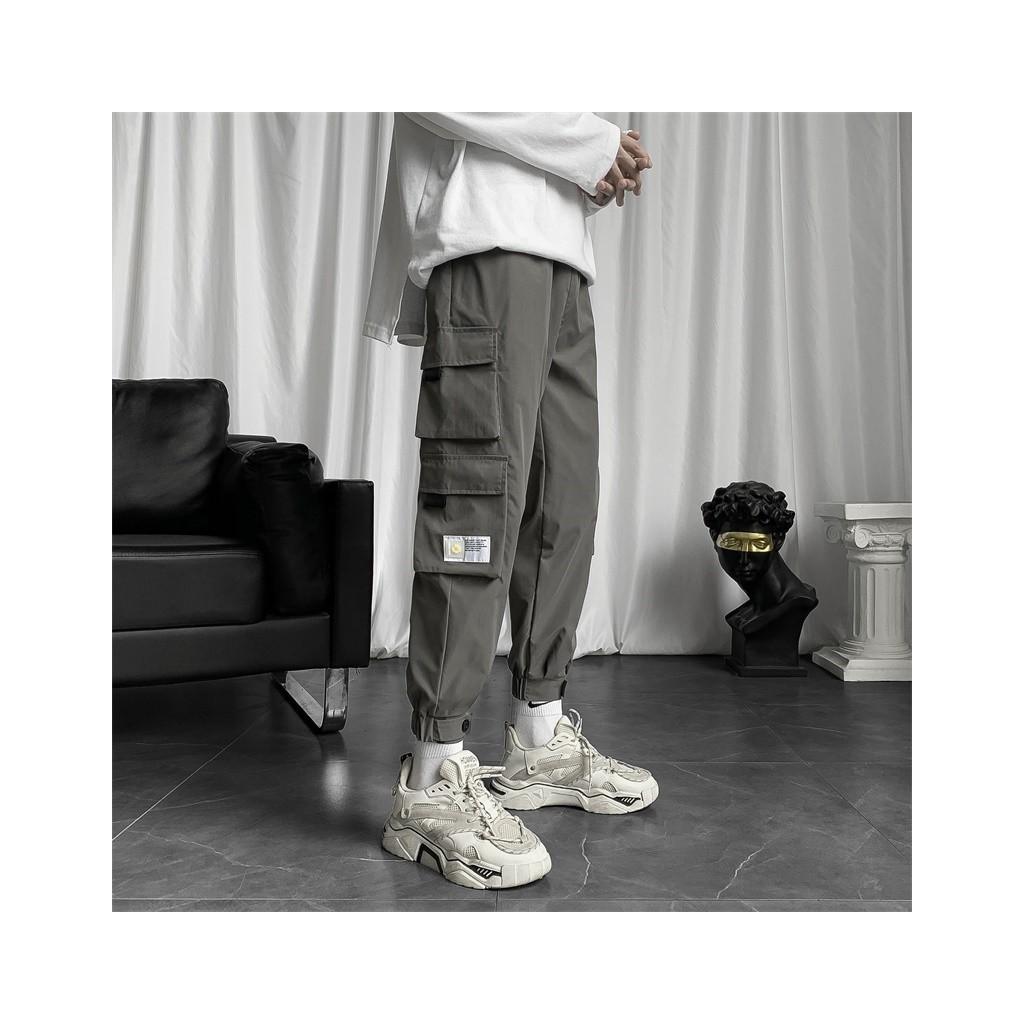 [VIDEO THẬT 100%]    Quần Jogger Nam túi hộp đính logo đơn giản vẫn cực chất,nhiều màu chuẩn form