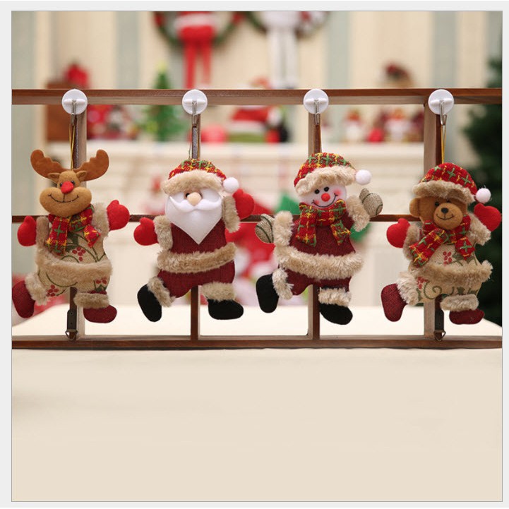 [HCM] Phụ Kiện Treo Trang Trí Cây Thông Giáng Sinh - Hình Ông Già Noel/Người Tuyết/Chú Nai