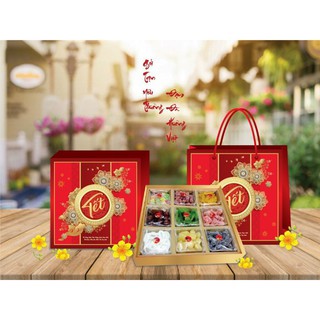 HỘP MỨT TẾT 9 Ô SANG TRỌNG