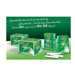 Phấn trắng mic không bụi viết bảng
