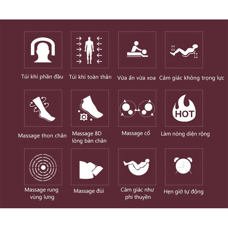 Ghế Massage Toàn Thân , Ghế Massage Dưới 10 Triệu - Ghế massage phi thuyền 3D - Bảo Hành 2 Năm Toàn Quốc - BE110