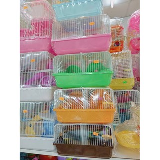 Lồng ngăn đôi mini dành cho hamster - T3 PETS SHOP