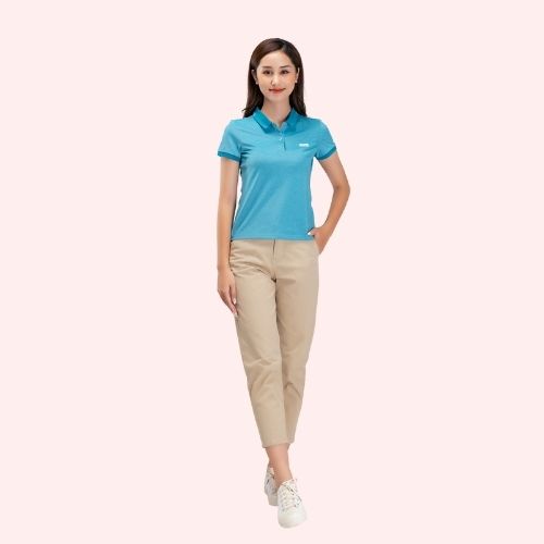 Quần Jean Kaki nữ YODY co dãn, ống côn QJN3072