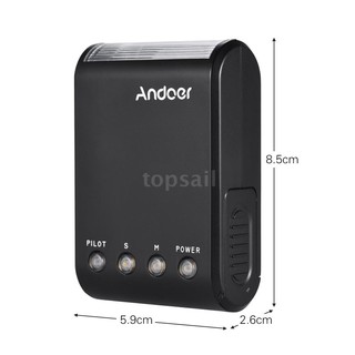 Andoer WS-25 Professional Portable Mini Digital Slave Flash Speedlite On-Camera Flash with Universal Hot Shoe GN18 for C