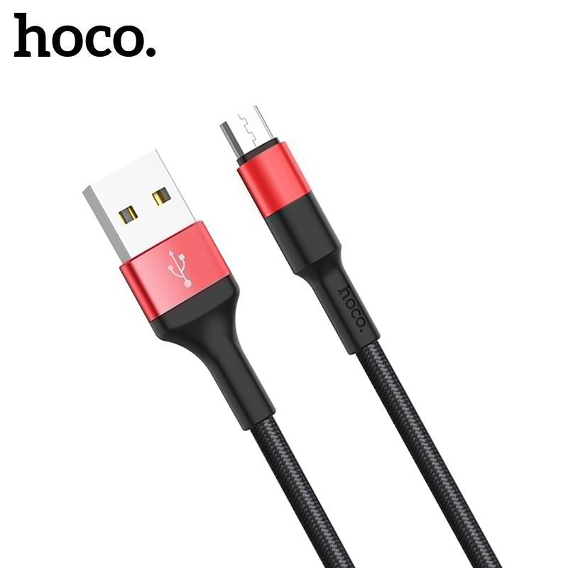 Cáp sạc 2A Hoco X26 Micro dây dù chống rối truyền dữ liệu cho Android dài 1M