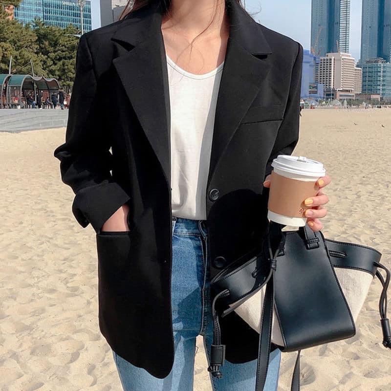 [Order] Áo Blazer( Sẵn đen L,Be M,Be S) | BigBuy360 - bigbuy360.vn