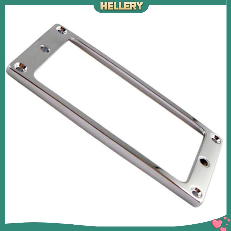 Set 2 Khung Pickup Bằng Hợp Kim Kẽm Màu Bạc Kích Thước 4x4mm Chuyên Dụng Cho Đàn Guitar Điện