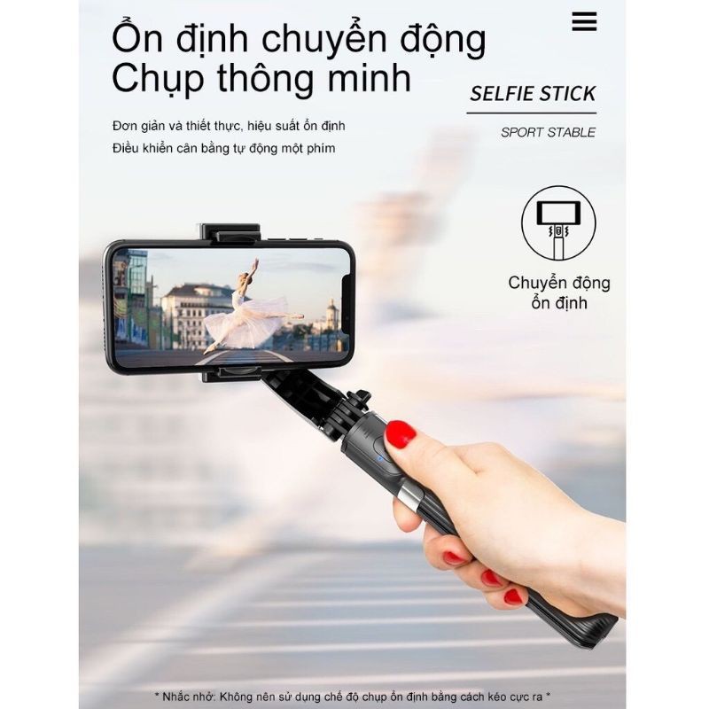 gậy chống rung L08 / chống rung /gậy cầm tay chống rung để quay video | BigBuy360 - bigbuy360.vn