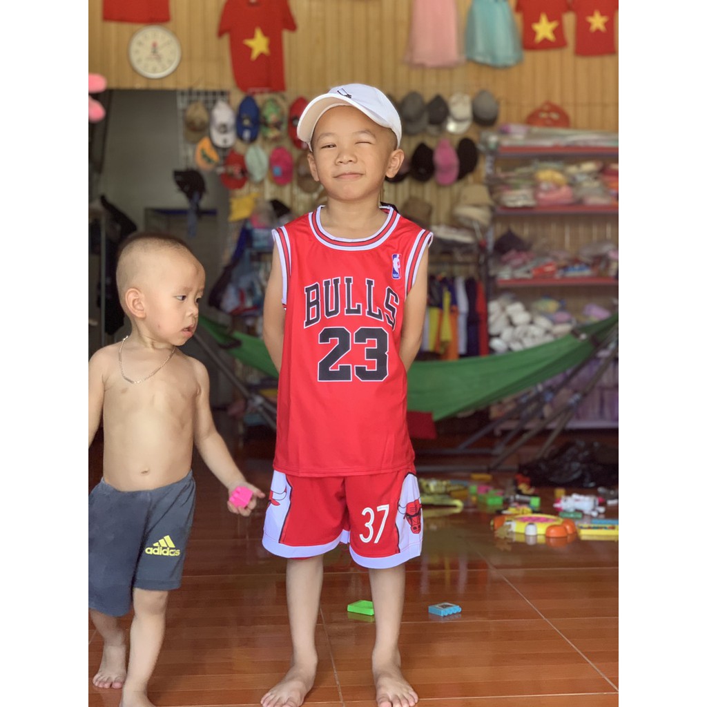 Bộ bóng rổ 3 lỗ,sát nách vải mè cao cấp trẻ em.Cho mùa hè mát mẻ | BigBuy360 - bigbuy360.vn