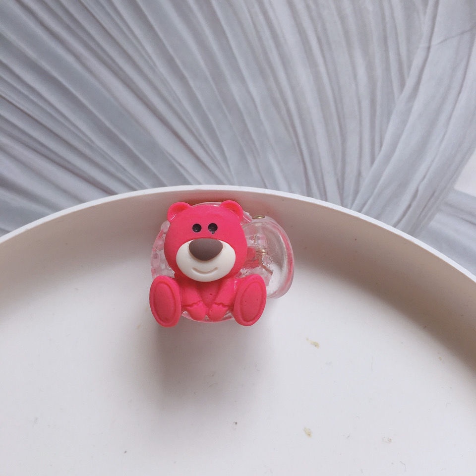 Kẹp Tóc Mini Hình Gấu / Dâu / Trái Cây Dễ Thương Cho Bé Gái