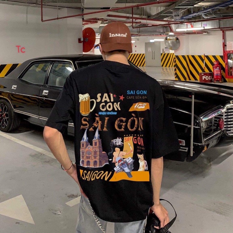 Áo thun SÀI GÒN in 2 mặt 5D TH6
