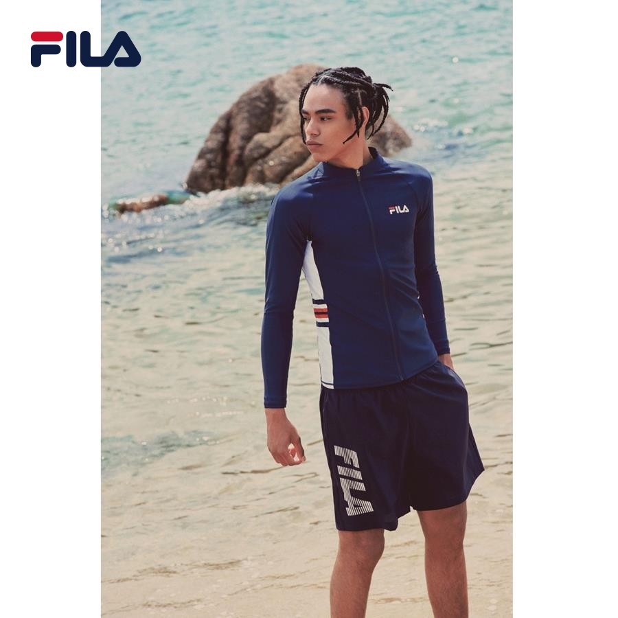 Áo bơi chống nắng nam FILA Rashguard FS2RTC2A02M-INA