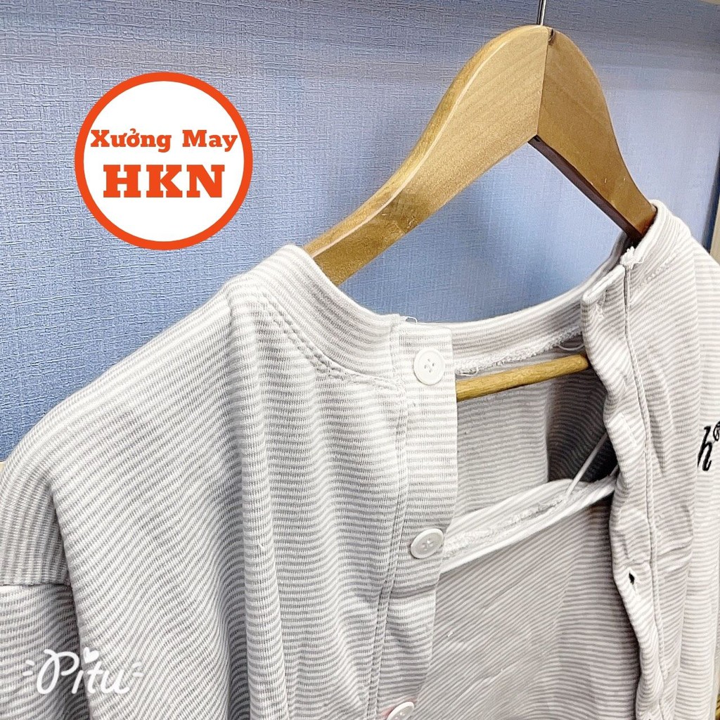 Set Áo Nữ Oho Sọc Ngang Cực Xinh Chất Vải Mềm Mại Mã 601 Xưởng May HKN