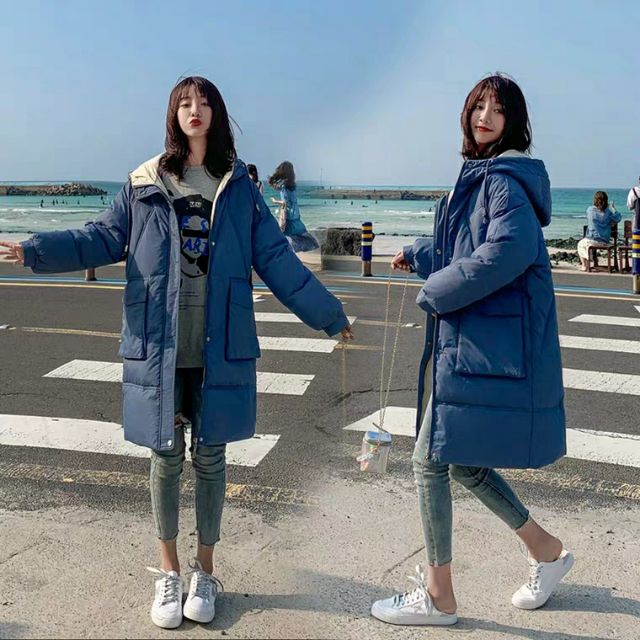 [HÀNG SẴN QUẢNG CHÂU] Áo khoác phao dáng dài phong cách Hàn Quốc sang chảnh xịn đẹp cực ấm áp