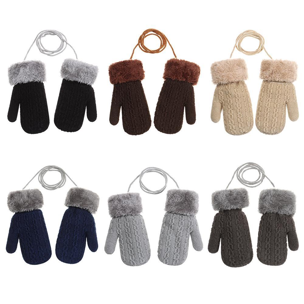 Găng Tay Len Dày Dặn Giữ Ấm 1-4 Tuổi Dành Cho Các Bé