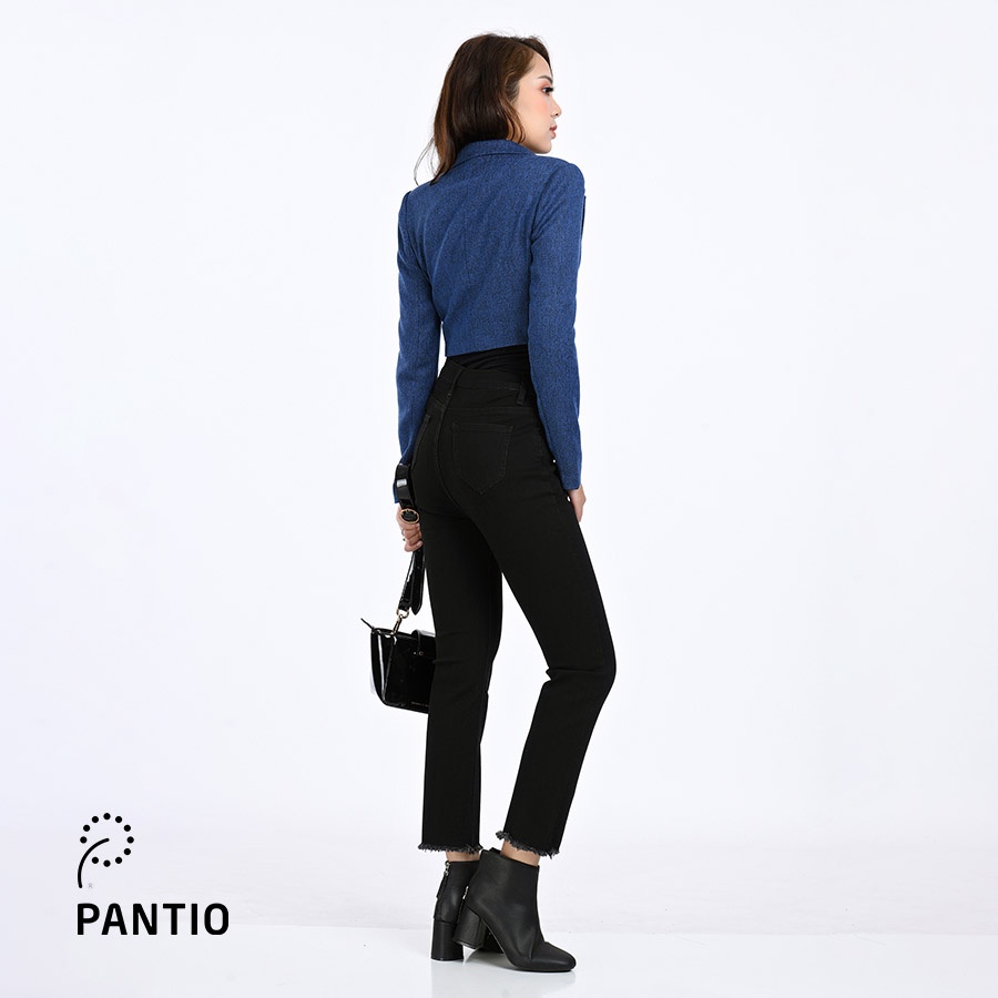 FAD9447 - Áo Vest nữ vải thô mềm thiết kế dạng khoác dáng lửng - PANTIO