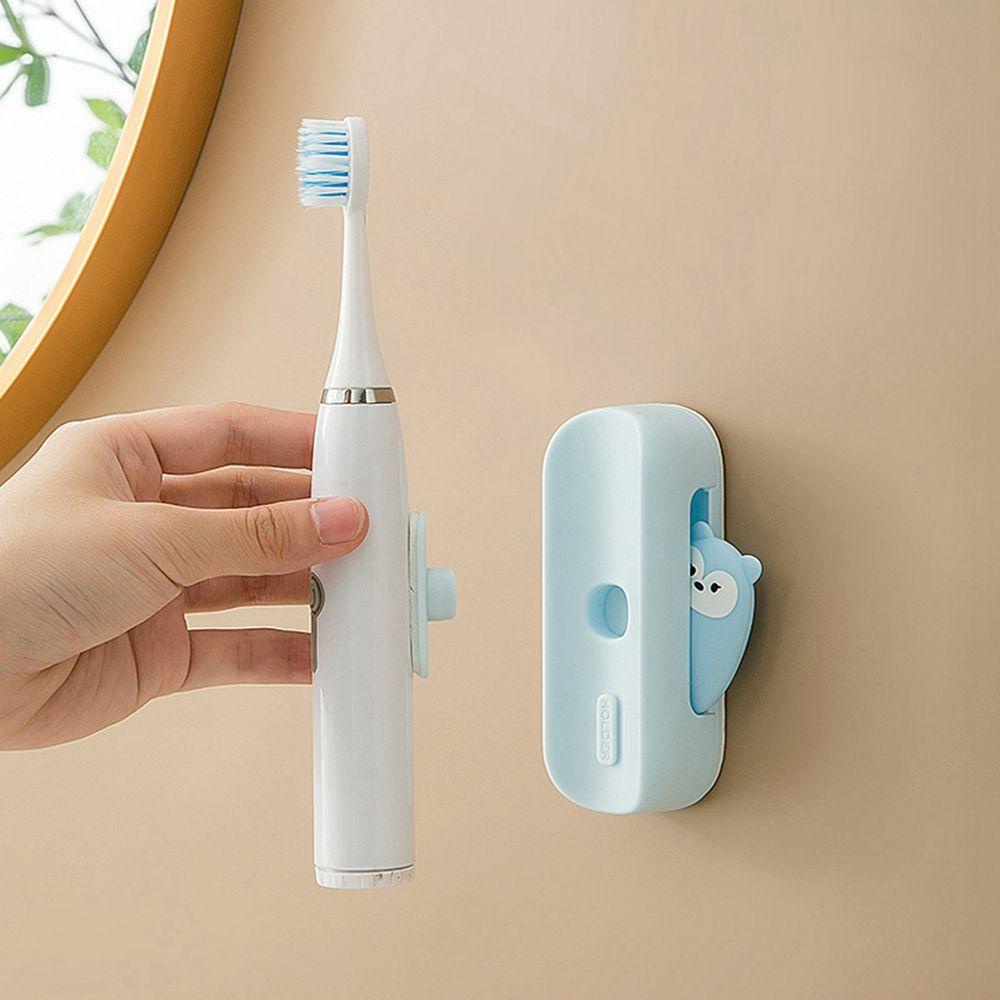 Giá Đỡ Bàn Chải Đánh Răng Điện Gắn Tường Tự Dính Họa Tiết Hoạt Hình
